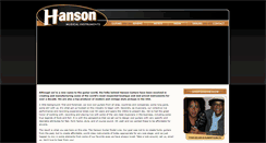 Desktop Screenshot of hansonguitars.com